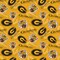 Sykel Enterprises-Grambling State University Cotton Fabric-Grambling State Tigers Tone On Tone Cotton Quilting Fabric